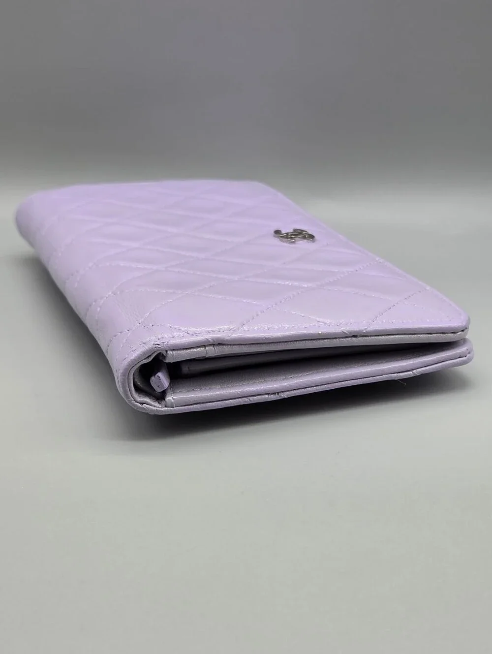 🟣Chanel Purple Learher Clutch/Wallet🟣 - Picture 13 of 16